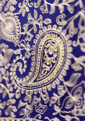 Ari Work Wool Shawl D - 52 - R Blue