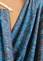 Pashmina Jamawar Shawl D#207 - Ferozi