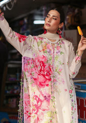 Lawn - Zaha - Festive 26 - ZF#05 - PINK MINK FROLIC