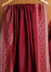 Pashmina Jamawar Shawl D#109 - Red