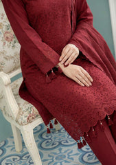 Winter - Meemsey - Noor Jahan - Rang e Noor 25 - Premium Dhanak - NRD#325 - Maroon