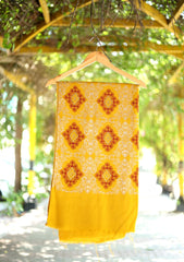 Ari Work Wool Shawl D - 04 - Mustard