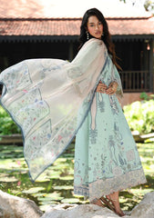 Lawn - Qalamkar - Q Prints - Unstitched 26 - QQL#04-A - Slona