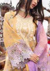 Lawn - Mushq - Manaram Luxury 25 - MM#11 - Gold Glow