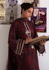 Winter - Cross Stitch - Khaddar Unstitched 25 - KAR#105 - FLORAL MELODY