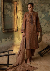 Winter - Sahar - Fall Edit - Embroidered 25 - AW1-25#Z15 - Desert Glow
