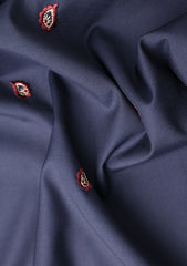 Harrington Grayson France Cashmere Wool Fabric - N Blue