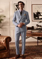 Loro Piana Zenit Cashmere Vicuna Wool & Silk Fabric - L Grey