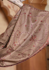 Pashmina Kashmiri Jaaldar Scarf D#37 - Brown