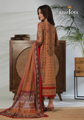 Lawn Collection - Asim Jofa - Basic - Print - 3 Pcs - AJBP#34
