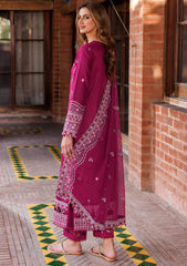 Lawn Collection - Farasha - Kaavish - FK24#07 - ROSY SOMBER