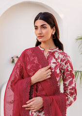 Lawn Collection - Farasha - Printed Essentials - Jasmine Rose
