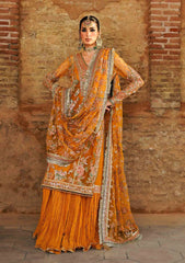 Formal Collection - Hussain Rehar - Zaib-un-nisa - Saffron