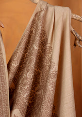 Pashmina Embroidered Jaaldar Shawl D#13 - Skin 1