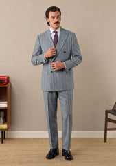 Guabello Super 150's Seven Wool Fabric - L Grey