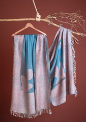 Water Wool Jamawar Shawl D - 01 - Multi 15