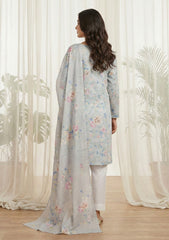 Lawn - Rubaaiyat - Digital Printed 26 - 2 By 2 - D#27 - L Grey