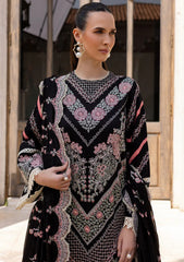 Lawn - Marjjan - Ruhi - Unstitched 25 - MLL-01 B (BLACK)