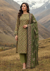 Winter - Riwaj - Printed Marina - 3 Pcs - Wool Shawl 25 - D#82