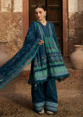 Lawn - Kahf Premium - Aangan Chiffon Prints 26 - KPS#01B - SUMBUL