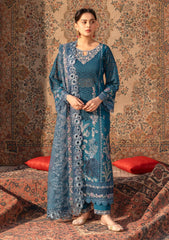 Lawn - Irtiqa Ali - Luxury 25 - IA#15 - Turquoise Tapestry