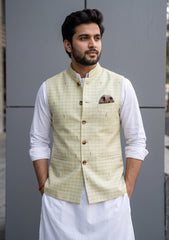 Elite Men Paper Silk Fabric - L Golden