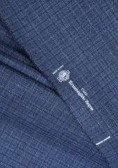 Ermenegildo Zegna Wool & Silk Fabric - D Blue