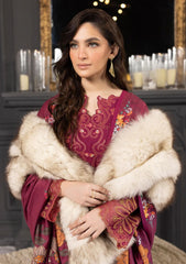 Winter Collection - Rang Rasiya - Carnation Khaddar Shawl - Anan - D#08