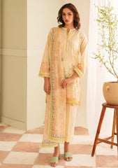 Lawn - Sahar - Selene Premium - 3 Pcs - SSP#01 - MUGHAL BLISS