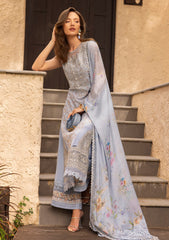 Lawn - Faiza Saqlain - Zinnia Luxury 25 - Liana