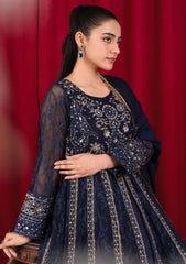 Pret Collection - Manahils - Jal Pari - B 007-N Blue