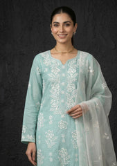 Formals - Riwaj - Fancy 26 - Thread Work - 2 Pcs - D#04 - Green