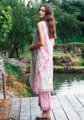 Lawn - Roheenaz - Garden Veil - Printed 25 - RGV#07-B - Tulip Sugar