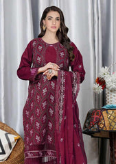 Lawn - Meemsey - Eid Luxury - Vol 02 - Aabroo - Fuchsia