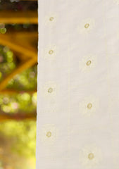 Swiss Lawn Emb Shawl D - 22 - White