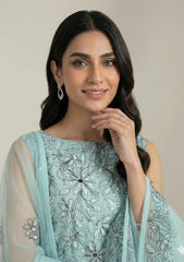 Formals - Riwaj - Fancy 26 - Chikankari & Mukesh - 2 Pcs - D#01 - S Green