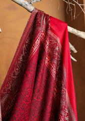 Pashmina Jamawar Shawl D#109 - Red