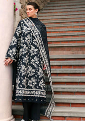 Lawn - Cross Stitch - Eid Edit-II - LWN#0205 - OBSIDIAN BLOOM