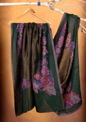 Pashmina Zari Jamawar Shawl D#05 - Green 1