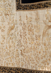 Pashmina Kaani Zari Shawl D - 23 - Black