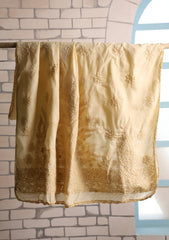 Lawn Chikankari Summer Shawl D#10 - Skin
