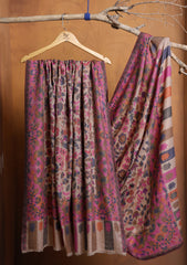 Pashmina Jamawar Shawl D#22 - Skin
