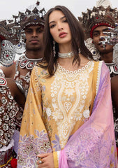 Lawn - Mushq - Manaram Luxury 25 - MM#11 - Gold Glow