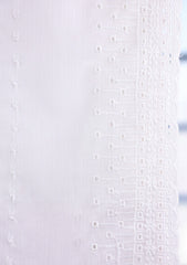 Embroidered Lawn Summer Shawl D#62 - White