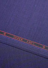 Drago Multi Function Super 140's Wool Fabric - Purple