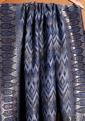 Pashmina Zari Jamawar Shawl D#101 - Black