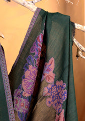 Pashmina Zari Jamawar Shawl D#05 - Green 1