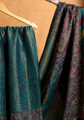 Pashmina Zari Jamawar Shawl D#08 - DS Green