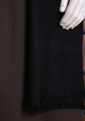 Men Shawls - Wool Shawls - D#24 - Black