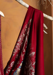 Pashmina Ari Work Jaaldar Shawl D#31 - Maroon
